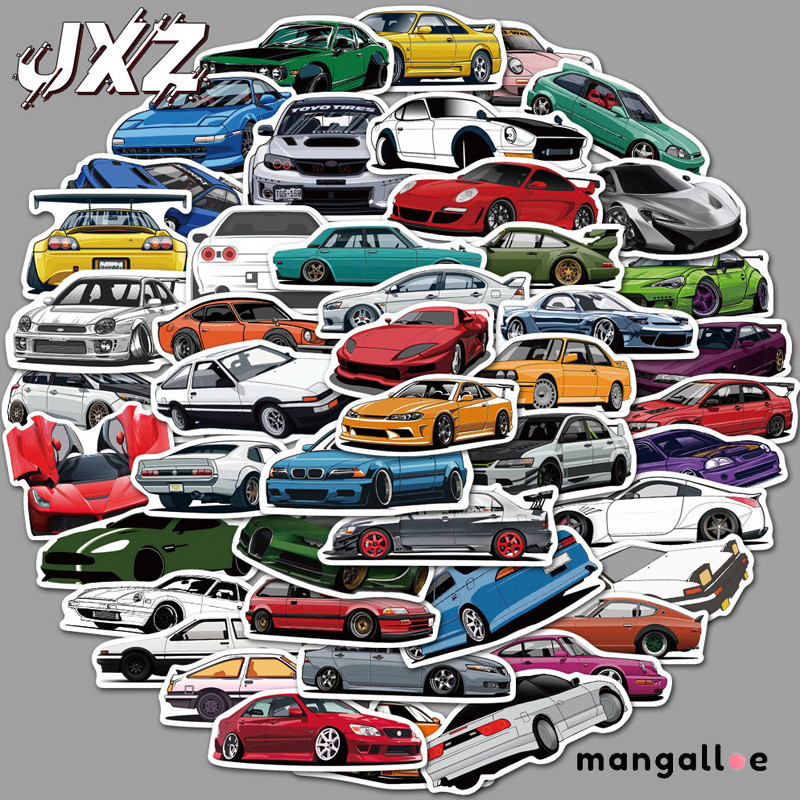 

【COD】 Stiker Pola ,Mobil Kartun Stiker ,Grafiti Skateboard Stiker ,Bagasi Stiker Komputer MG