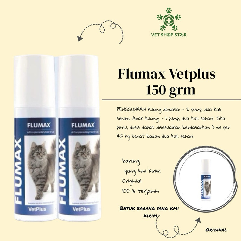 Flumax Vetplus Cat ( Obat Flu kucing )