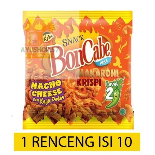 

BONCABE MAKARONI KRISPI RENCENG - NACHO CHEESE - AYUSHOP57