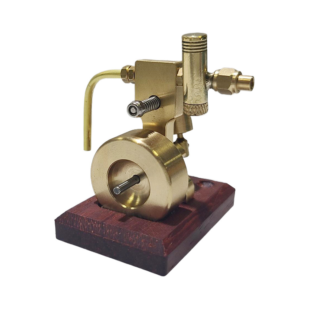 KACIO Mini Single Cylinder Swing Steam Engine Model Brass Steam Engine Startable Physics Science Exp