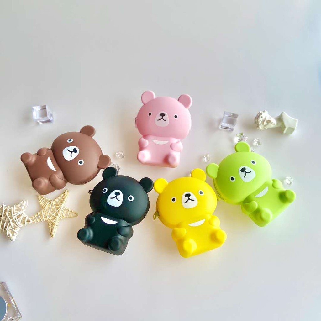 Dompet Koin Mini Karakter Dompet Silikon Dompet Silicon Coin Import