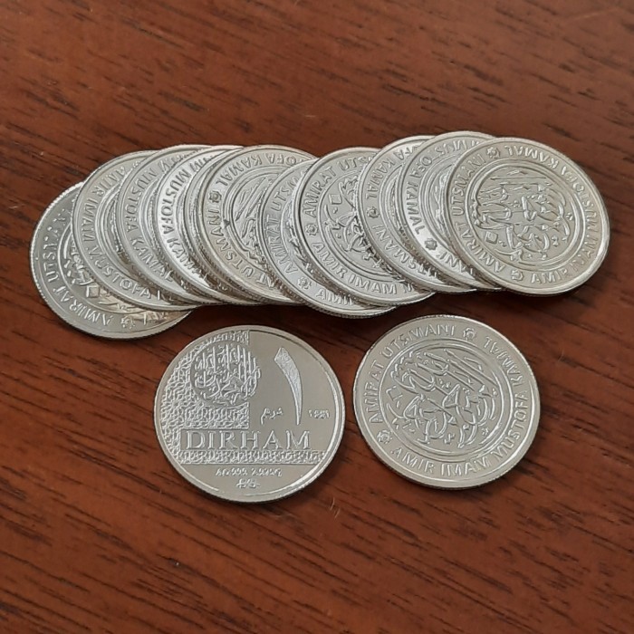 LOGAM MULIA KOIN PERAK MURNI 1 DIRHAM IMAM MUSTOFA KAMAL FINE SILVER COIN (BS)