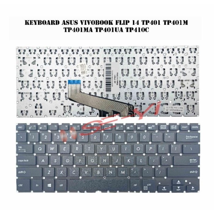 KEYBOARD ASUS VIVOBOOK FLIP 14 TP401 TP401C TP401CA TP401M TP401MA