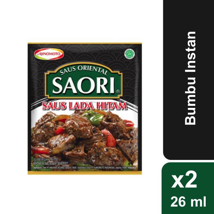 

Saori Saus Lada Hitam 2 x 26 mL