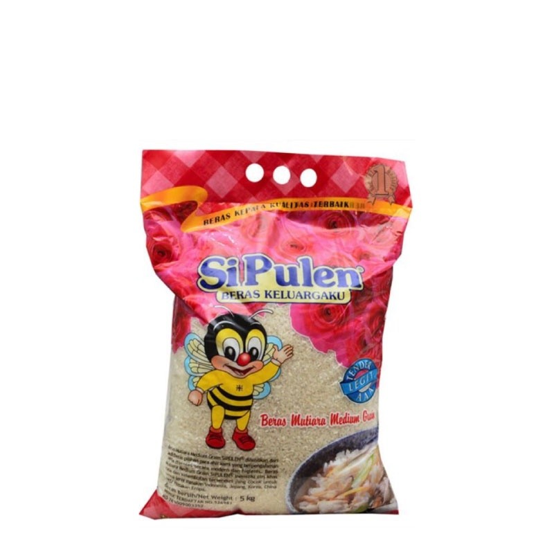

Si Pulen Beras Keluargaku Mutiara Medium Grain 5 kg