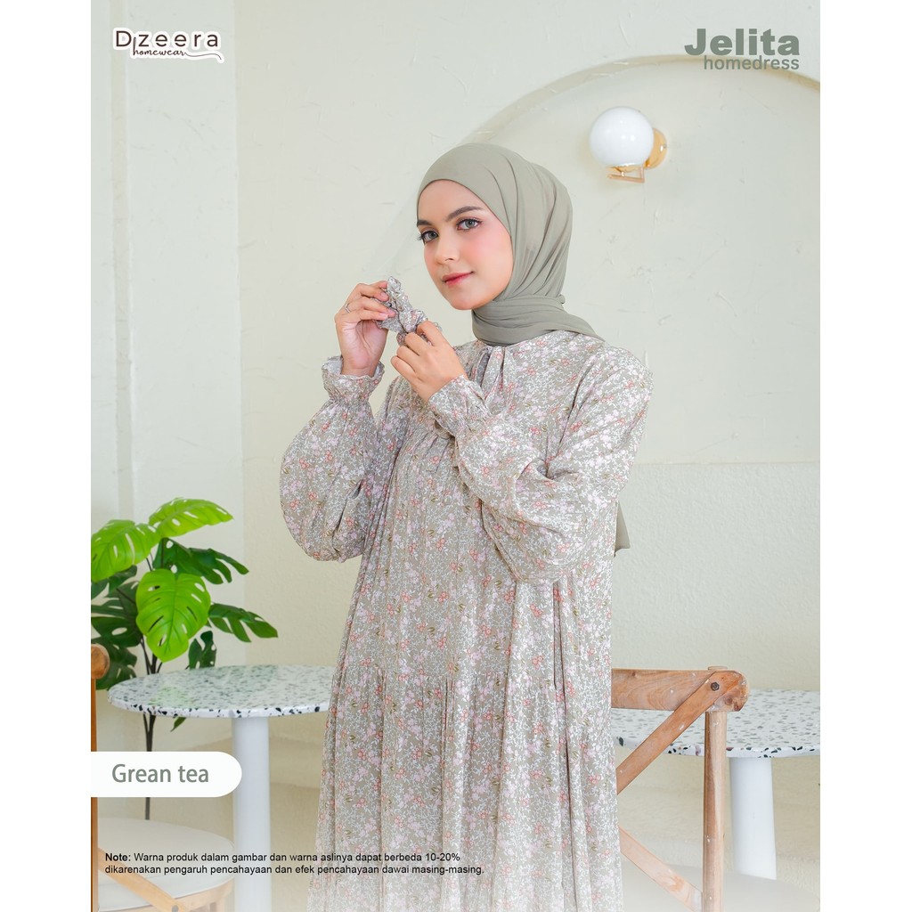 DZEERA JELITA HOMEDRESS / homedress rayon bunga