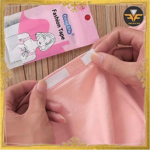 

Fashion Tape Perekat isi 36 Pcs Transparant Pakaian Double Tape Pakaian Solatip Perekat Baju Safety Tape Transparan TERMURAH TERLARIS