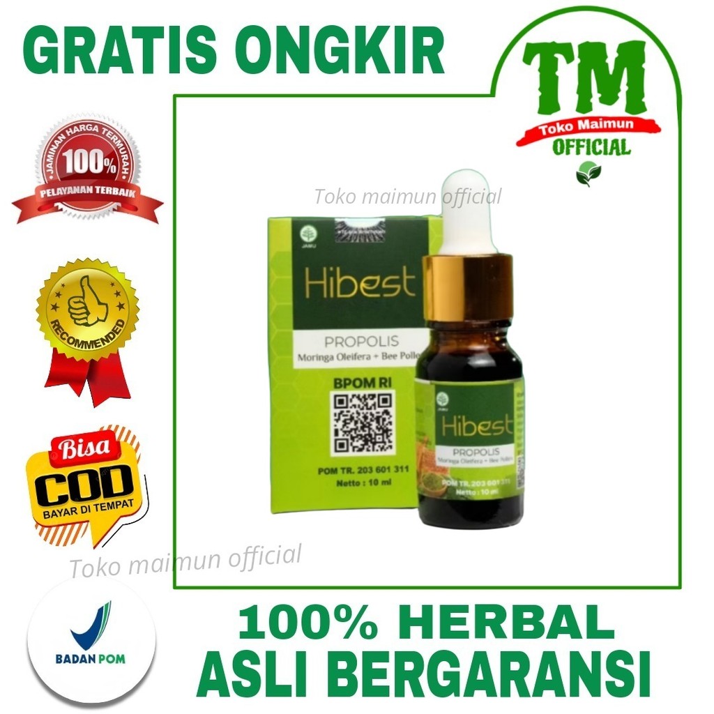 HIBEST PROPOLIS ASLI ORIGINAL OBAT DIABETES KENCING MANIS TERBAIK
