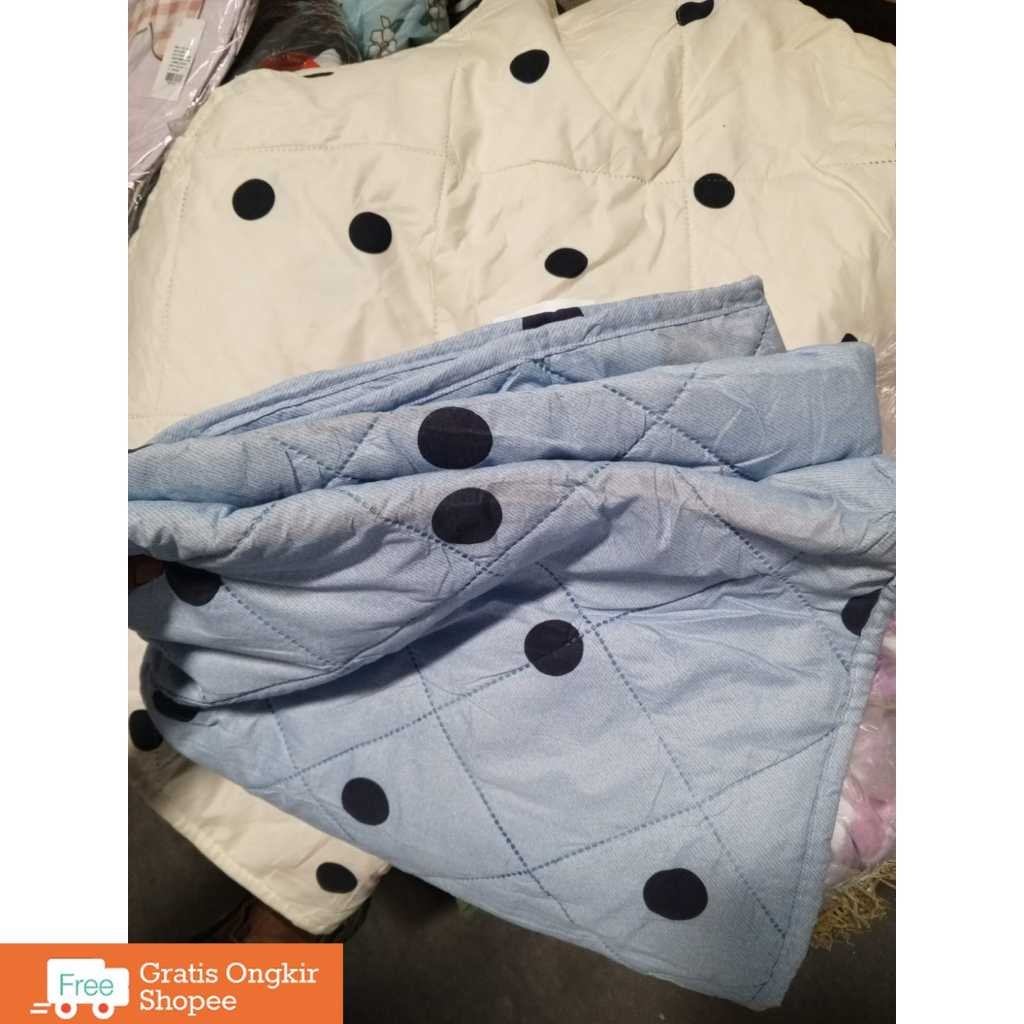 Sprei Motif Random Dan Bedcover Tipis Murah Riject