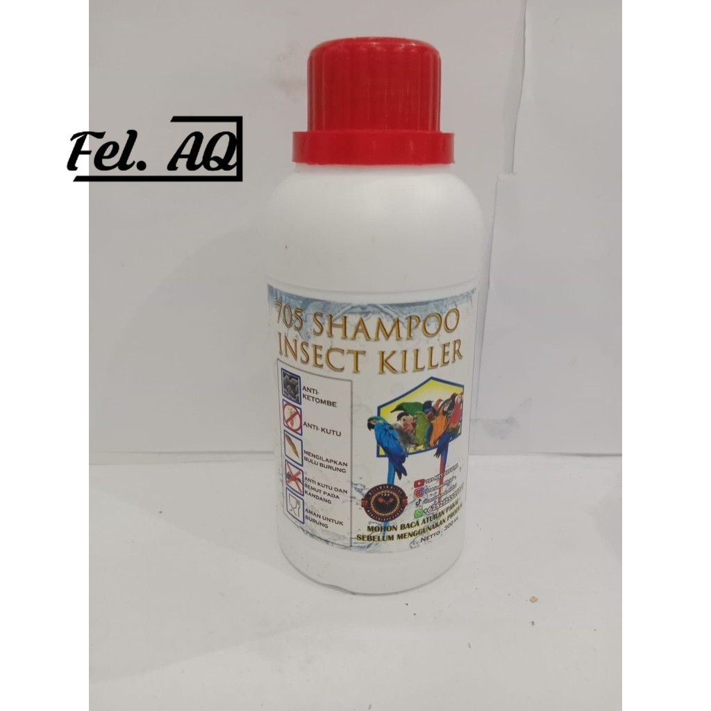 705 shampo insect killer untuk semua burung best seller MURAH BERKUALITAS