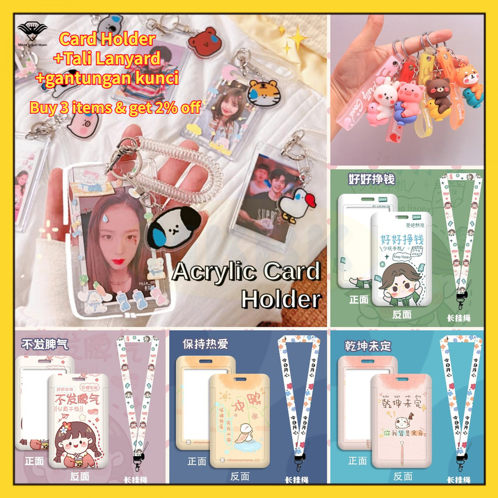 

⭐ MKBK ⭐ Tempat Id Card Gantungan Id Card Case Id Card Holder Id Card Holder Photocard Tempat Id Card Bening Kalung Id Card Id Card Holder Aesthetic Nametag Gantungan Id Card