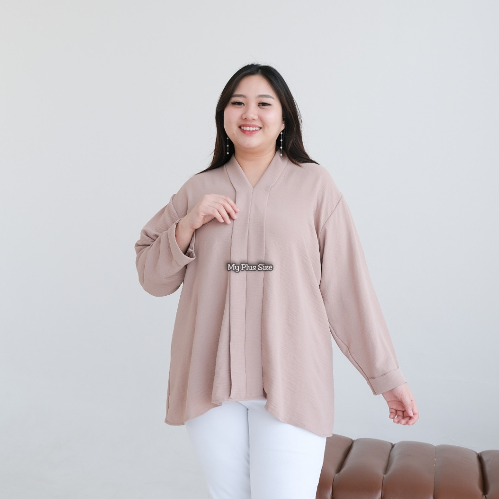 Blouse Jumbo Wanita 3692, Ld 125, 135, 145 cm