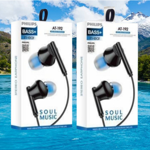 Handsfree Philips AT-192 In-ear Bass+ Stereo Earphone Headset Music