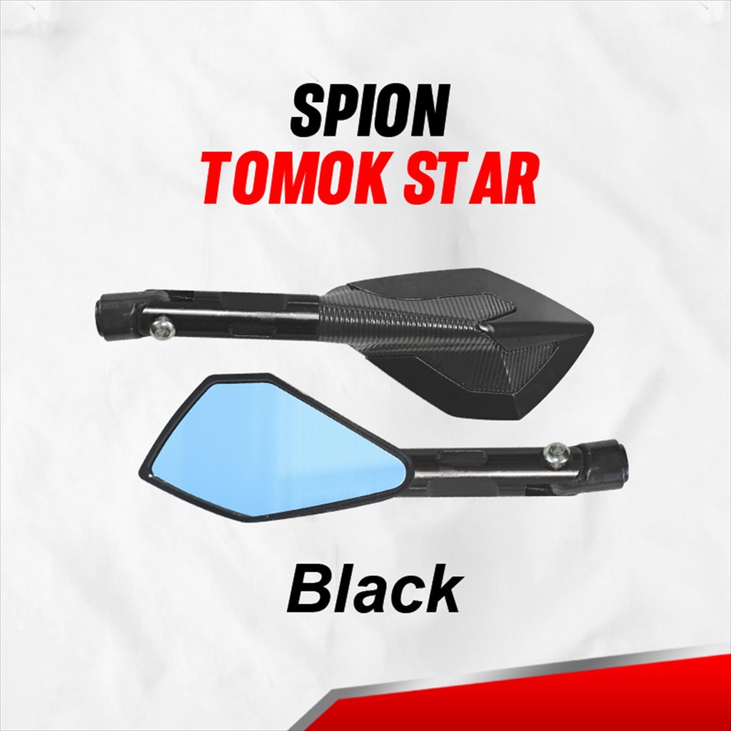 VRD SPION TOMOK STAR V2 WARNA BLACK UNIVERSAL SEMUA MOTOR