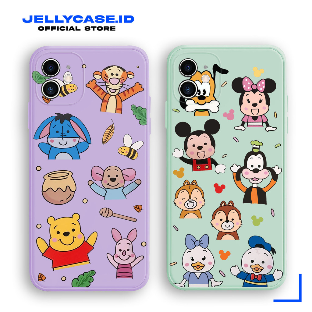 Case Vivo Y17S Y20 Y12 Y100 Y03 Y1S V15 JE556 Kartun Cute Softcase HP Aesthetic Animasi CameraPro