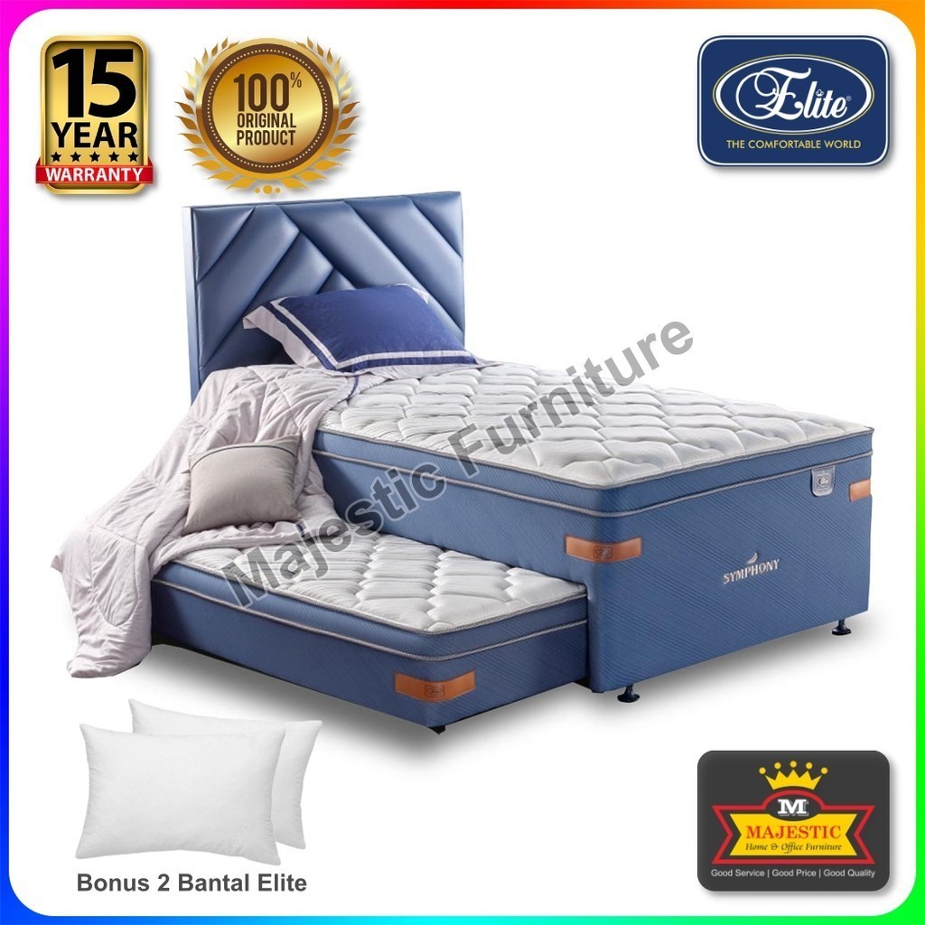 Set Spring Bed Elite 2-in-1 Symphony Latex - Jogja
