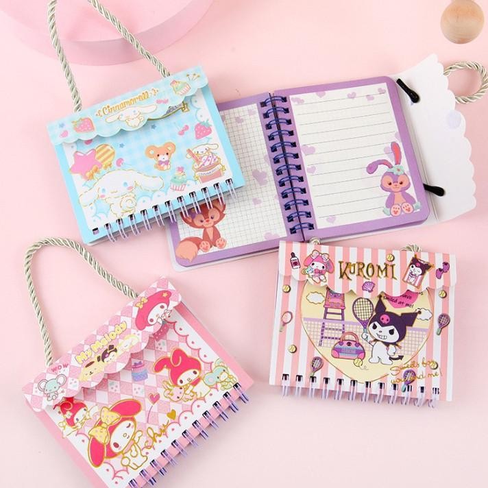 

( BISA COD ) Notebook tas Sanrio melodi cinnamoroll diary paper / macam-macam notebook lucu Sanrio