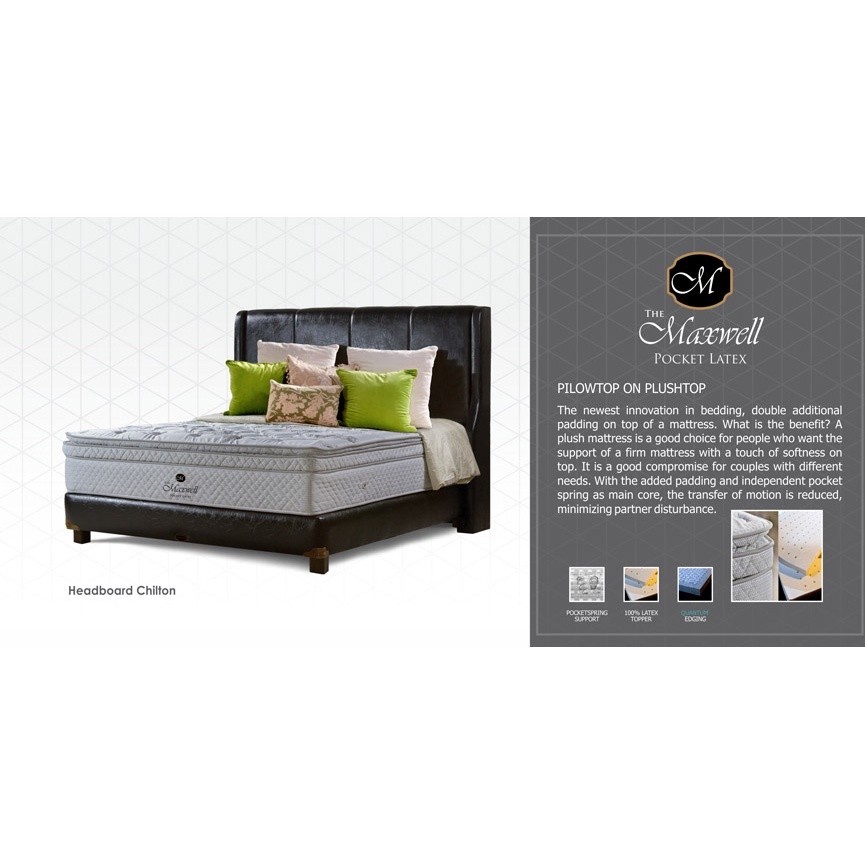 springbed full set Quantum Maxwell Pocket Latex full set by quantum springbed