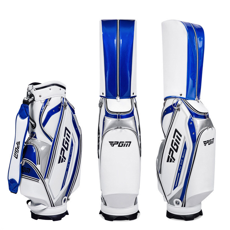 New Crystal Waterproof Golf Bag Professional Golf Stand Bag High Capacity High-end Laminated Microfi