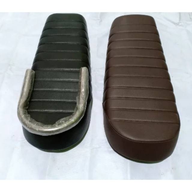 AKSESORIS SEPEDA MOTOR Jok japstyle pendek set sambungan besi U CB GL MP Tiger Scorpio Byson thunder