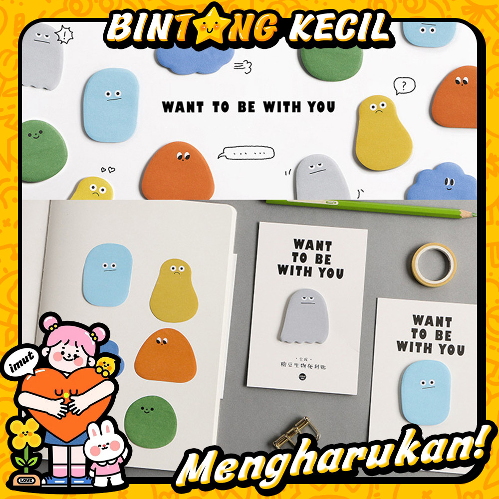 

30 Lembar Sticky Notes Kertas Sticky Label Sticker Alat Tulis Aesthetic Untuk Kantor Sekolah Memo And Sticky Note