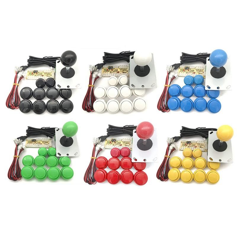 Arcade Joystick DIY Kit Zero Delay Arcade DIY Kit DIY Arcade Game Button and Joystick Controller Kit
