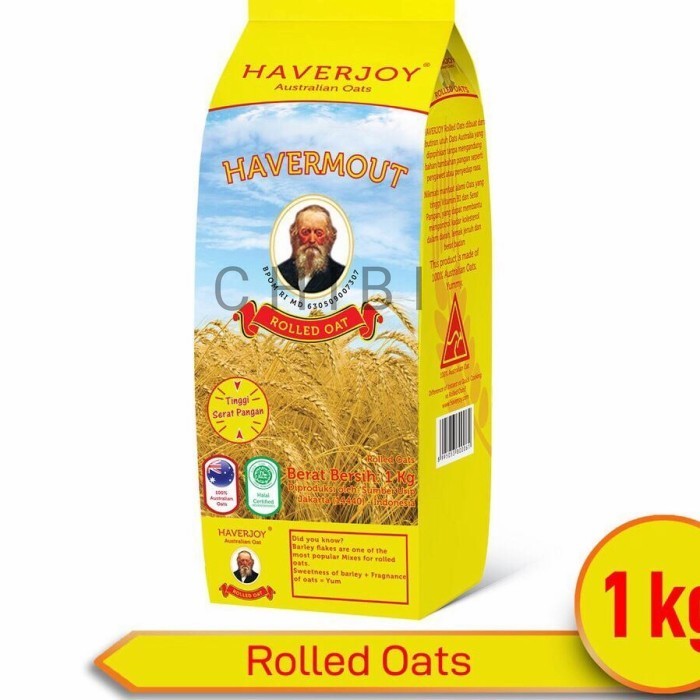 

nb Havermout Haverjoy Rolled Oats 1kg