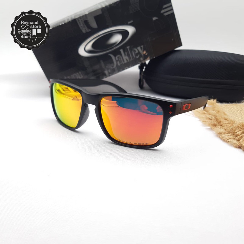 RS || KACAMATA HITAM PRIA OAKLEY HOLBROOK VR46 SUPER PREMIUM LENSA POLARIZED PRIA WANITA