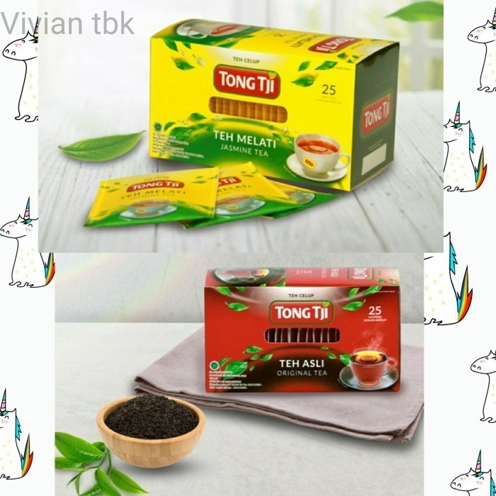 

vv Tongtji Jasmine / Black Tea isi 25 Celup AMPLOP - BlackTea Merah