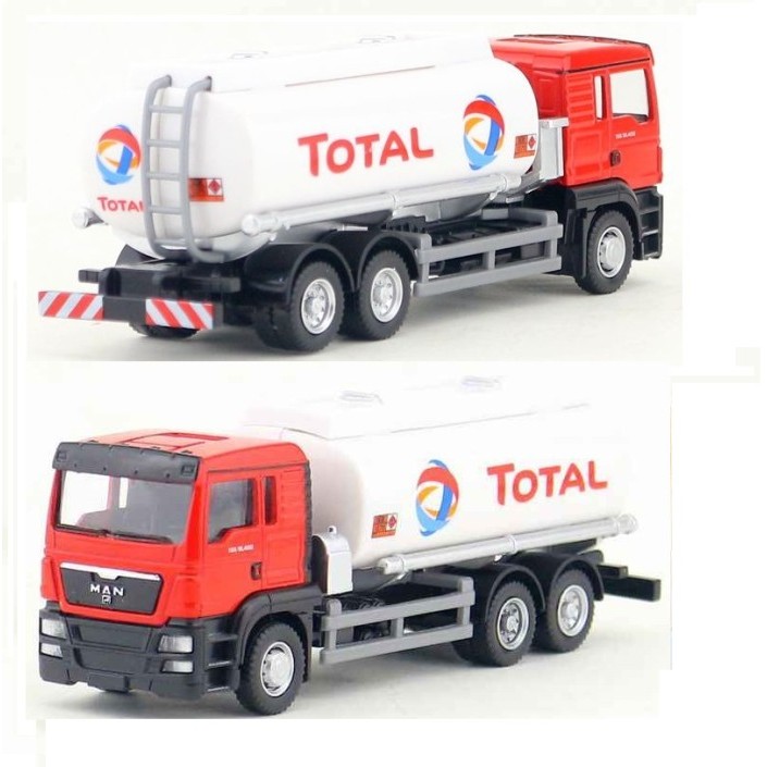 Diecast Miniatur RMZ City Man TGS Total Oil Tanker Truck