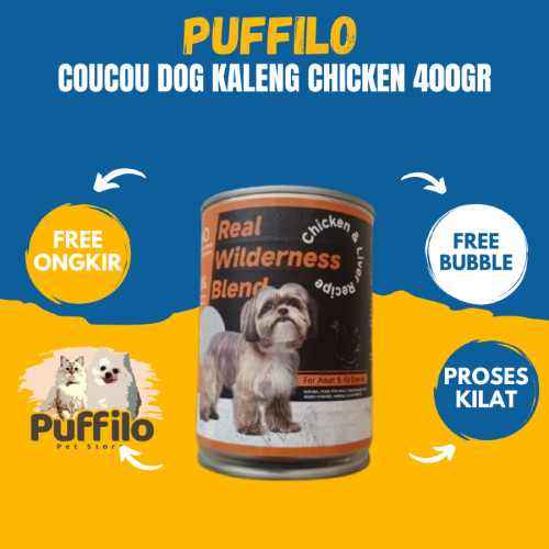 

COUCOU DOG KALENG CHICKEN 400GR