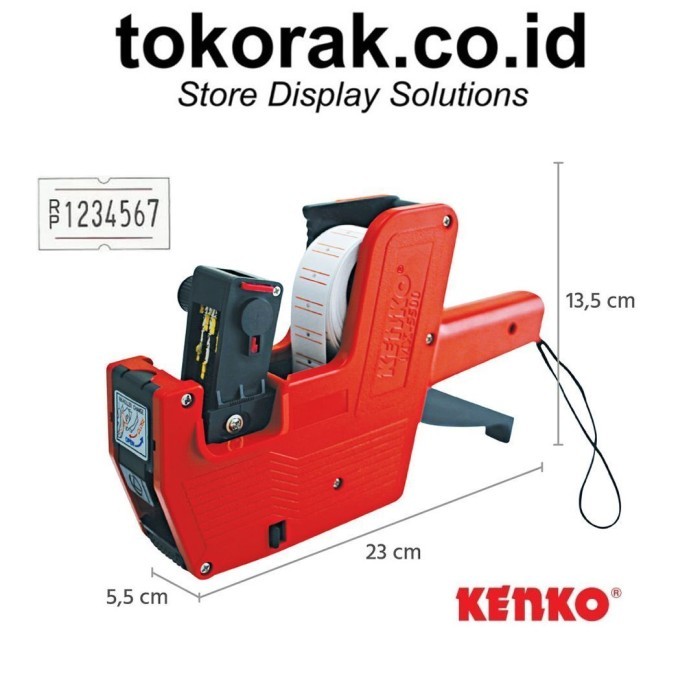 

PRICE LABELLER MX-5500 1 BARIS KENKO - MESIN ALAT LABEL HARGA 1 BARIS