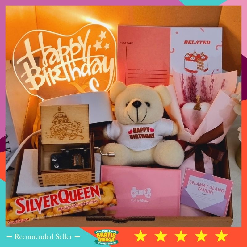

Kado Pacar Istri Suami Murah Viral Unik Kekinian Bagus lebaran Natal / hampers cewek kotak musik / kado cewek / hadiah ulang tahun cewek