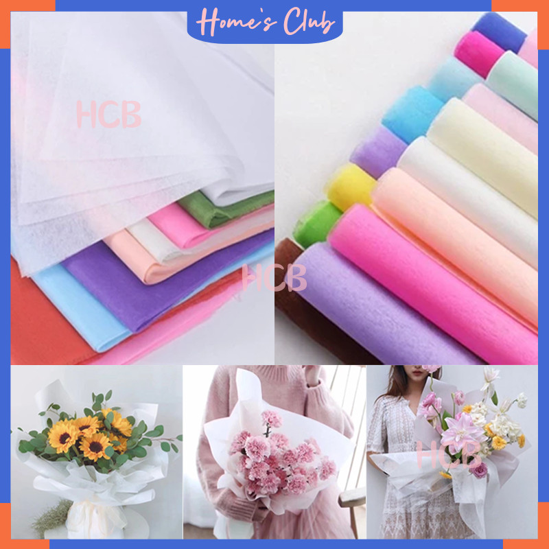 

Flower Wrapping Paper Cotton / Tissue Cotton Paper Non Woven Flower Wrapping