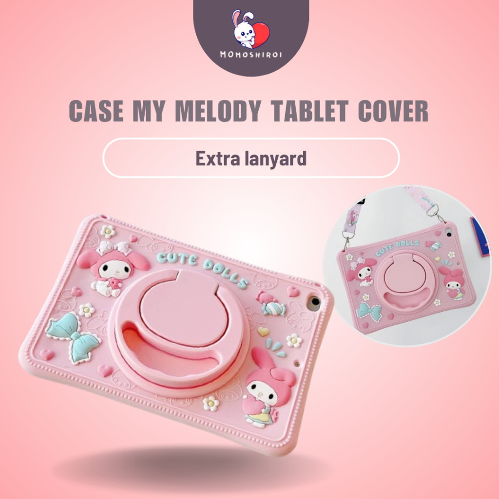 Case Samsung Galaxy Tab A7 Lite T220/ T225 / Tab A7 T500 T505 T507 10.4  Casing My Melody Cute Doll 