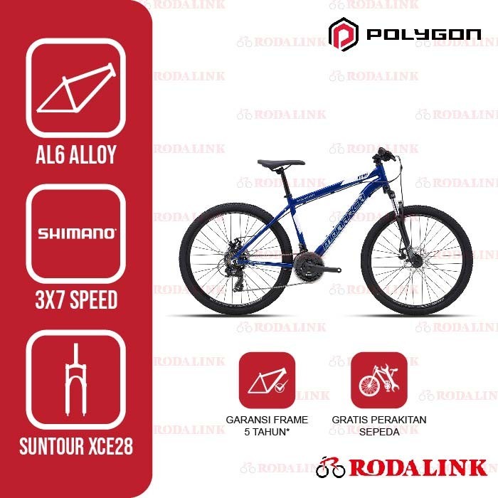 Polygon Sepeda Gunung MTB 26" Monarch M5 - Biru