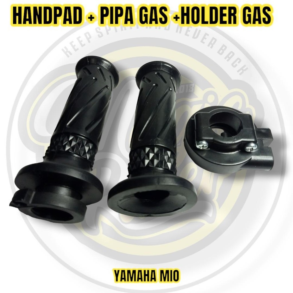 HANDPAD PIPA SELONGSONG GAS YAMAHA MIO PLUS HOLDER DUDUKAN GAS Motor