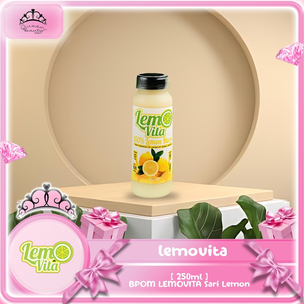 

[ 250ml ] BPOM LEMOVITA Sari Lemon Murni Jus Lemon 100% Murni Jus Diet