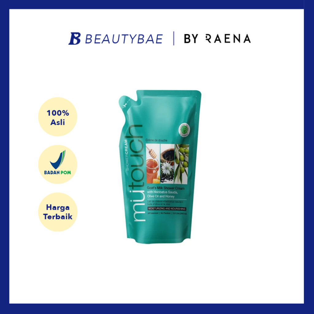Mutouch Shower Cream Habbatus Sauda Refill | 800ml