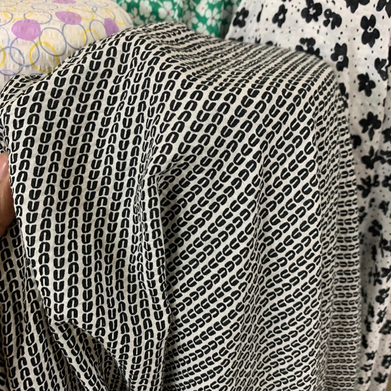 kain - kain katun - katun motif - kain katun paris korea - kain katun korea motif bunga