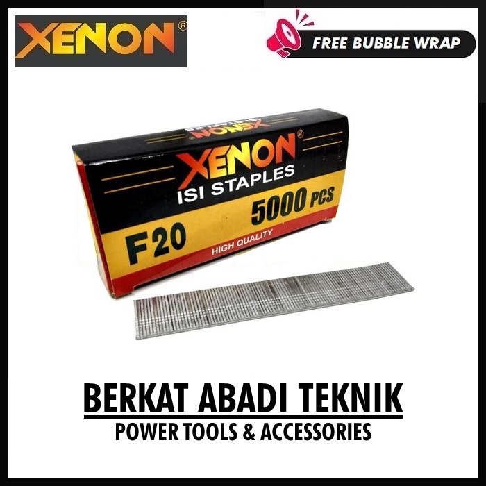 

Zx- Xenon F20 Mo Isi Mesin Staples Mata Paku Tembak Lurus Air Nailer Nail Gun Stapler Angin F20Mo F