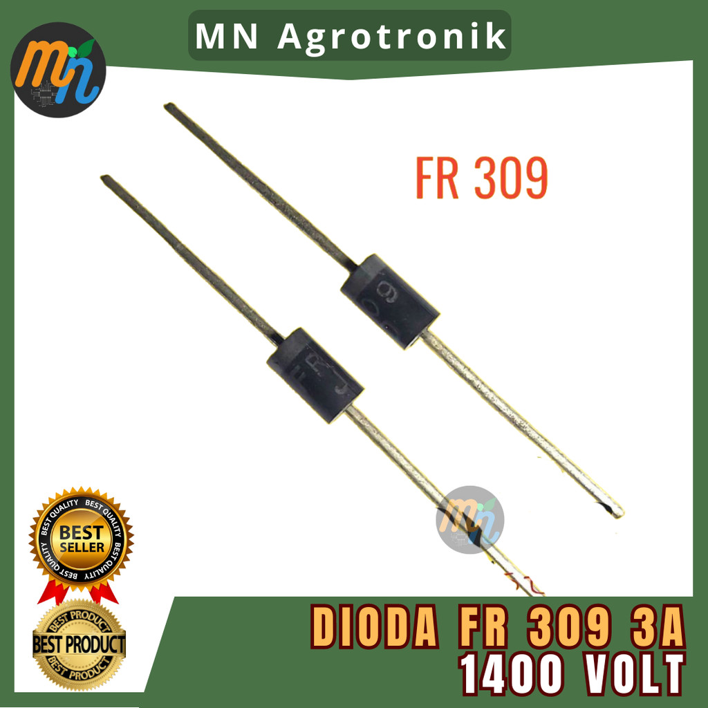 DIODA FR 309/FR309 3A 1400 VOLT