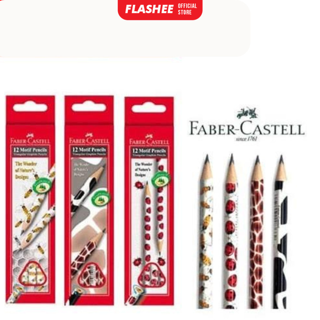 

Flashee Pencil 2B Karakter Faber Castell Pensil Ujian 2B Motif Animal