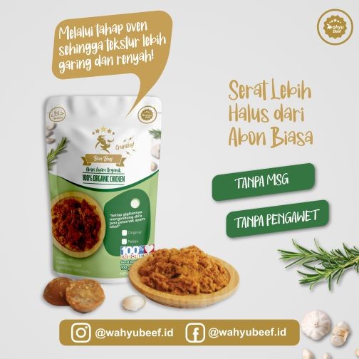 

Wahyu Beef Abon Ayam Organik 100gr