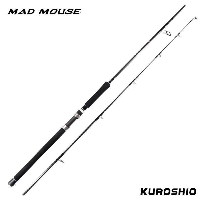 New Japan Full Fuji Parts Cross Carbon Mad Mouse Popping Rod Boat ROD GT/TUNA 2.4m 80H 2.64m 88XH 28