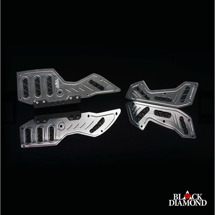 Black Diamond - Bordes Footrest Karpet NMAX New 2020/2021 - Silver