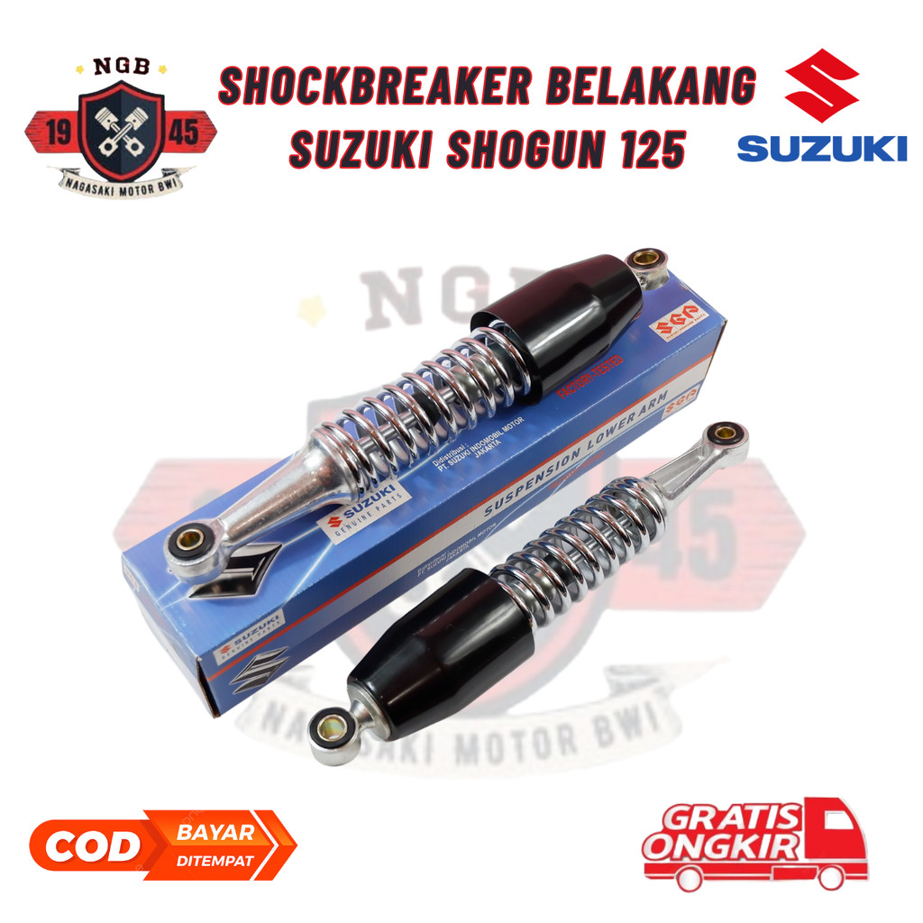 Shock Belakang Shogun 125 - Shockbreaker Belakang Motor Suzuki Shogun 125 340 MM - Skok Shogun 125