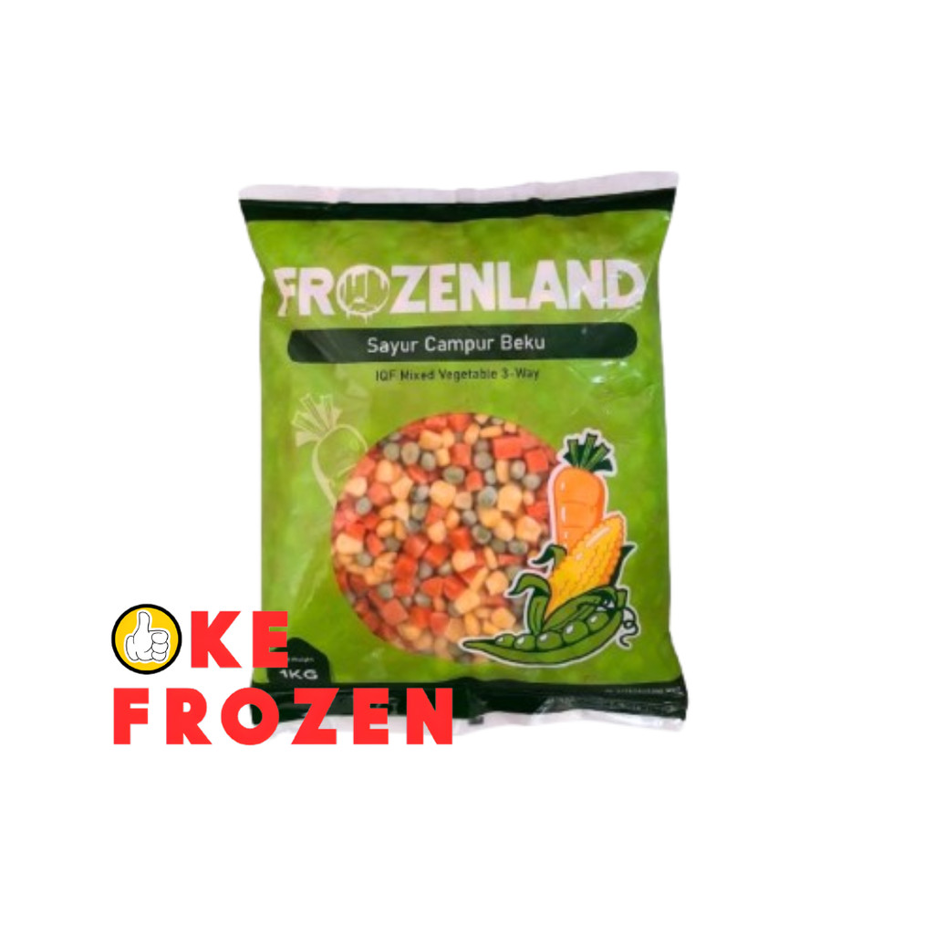 

FROZENLAND MIX VEGETABLES 4 WAY 1KG/ SAYURAN BEKU