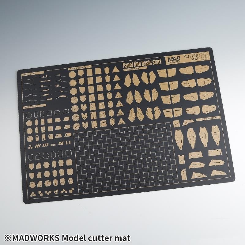 

MADWORKS MH-04 A3 Model Specific Cutting Pad Plastic Model Cutter Mat for Military Model Building Tools Hobby DIY
