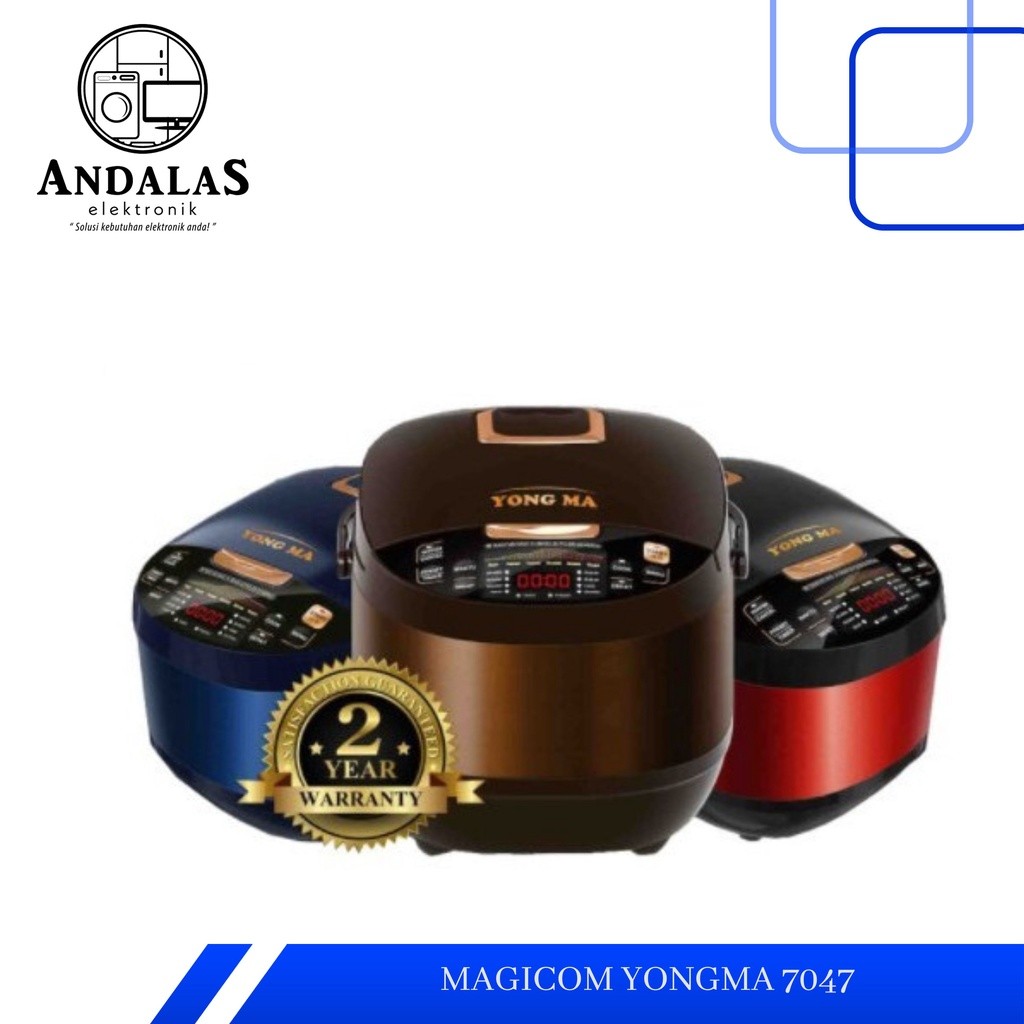 Magic Com YONG MA SMC-7047 / YONGMA SMC7047 Rice Cooker Digital 2liter